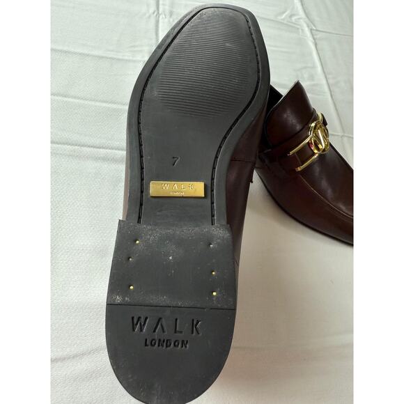 Walk London Men's Loafers - Size 7 - Brown - Like New - Picture 2 of 9